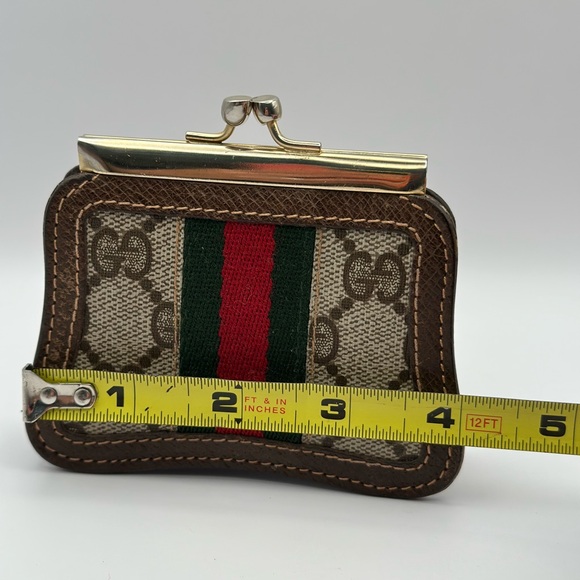 Gucci vintage sherry line kisslock Coin Purse - Picture 8 of 12